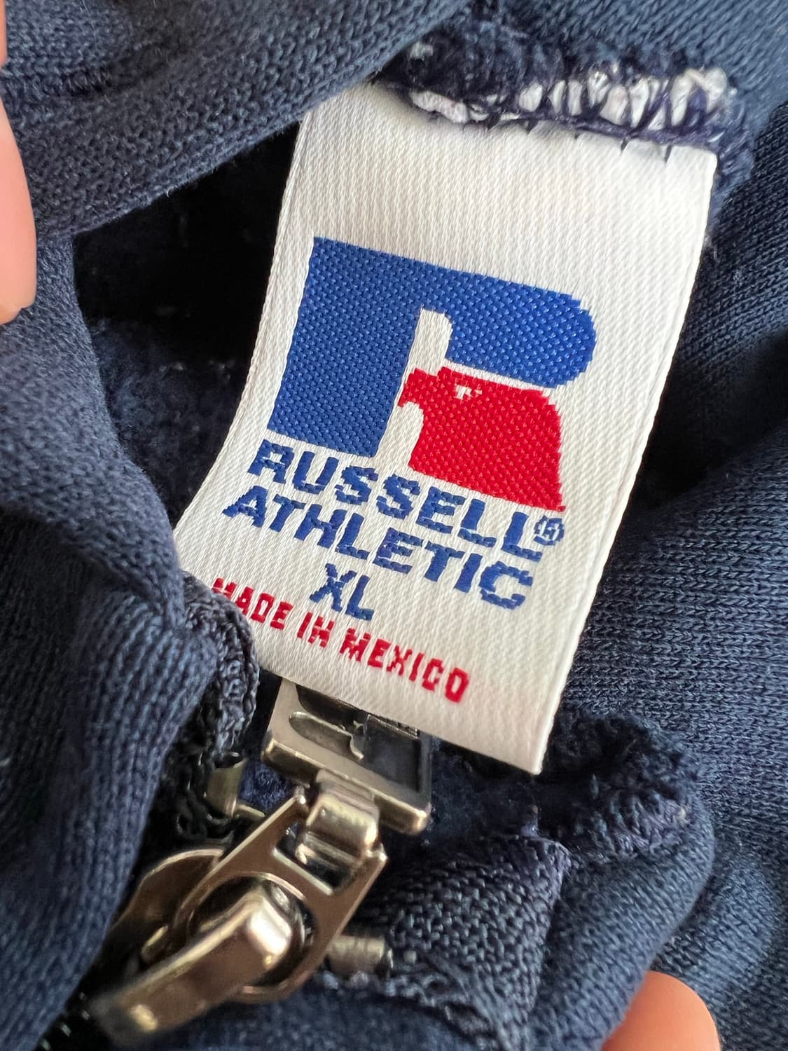 90s russell zip-up hoodie 빈티지 러셀 후드집업 상품이미지2