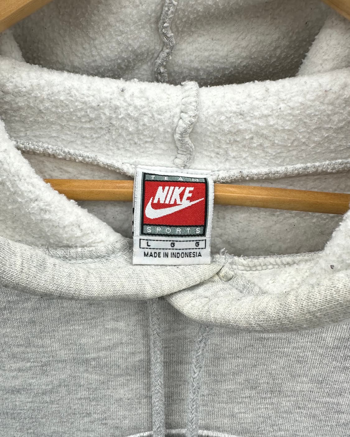 (L)90'S 나이키 기모 후드-M1336 상품이미지5
