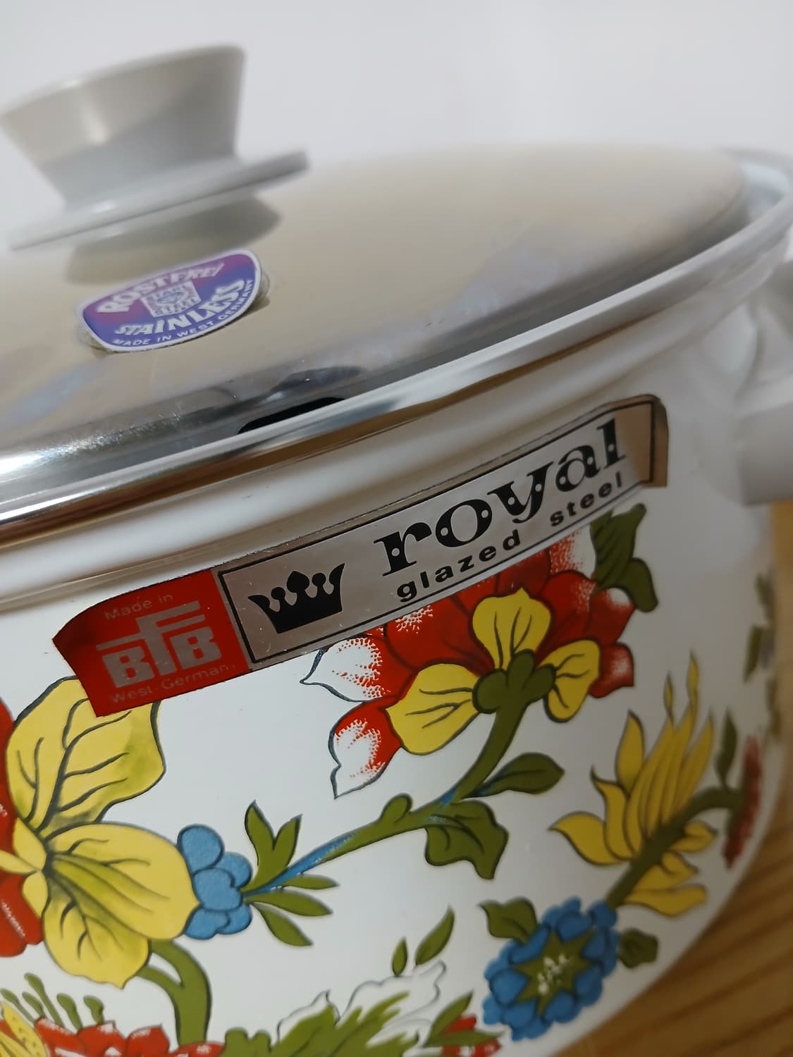 60년대 빈티지 서독 Royal 법랑 냄비 상품이미지2