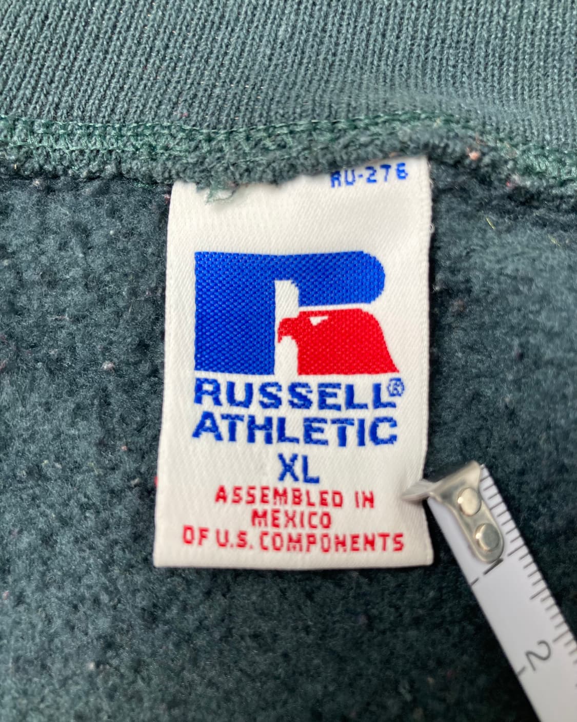 90s Russell Zip Up Sweatshirt (sage gree 상품이미지3