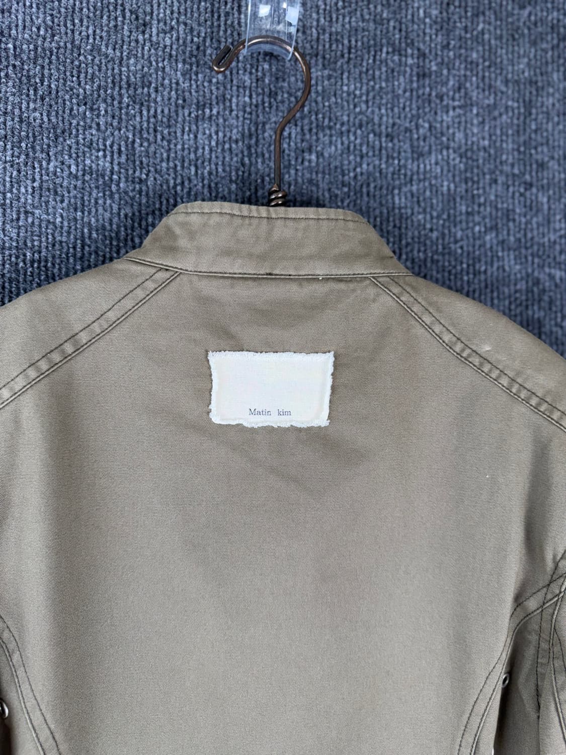 23ss 마뗑킴 코튼 바이커자켓 상품이미지4