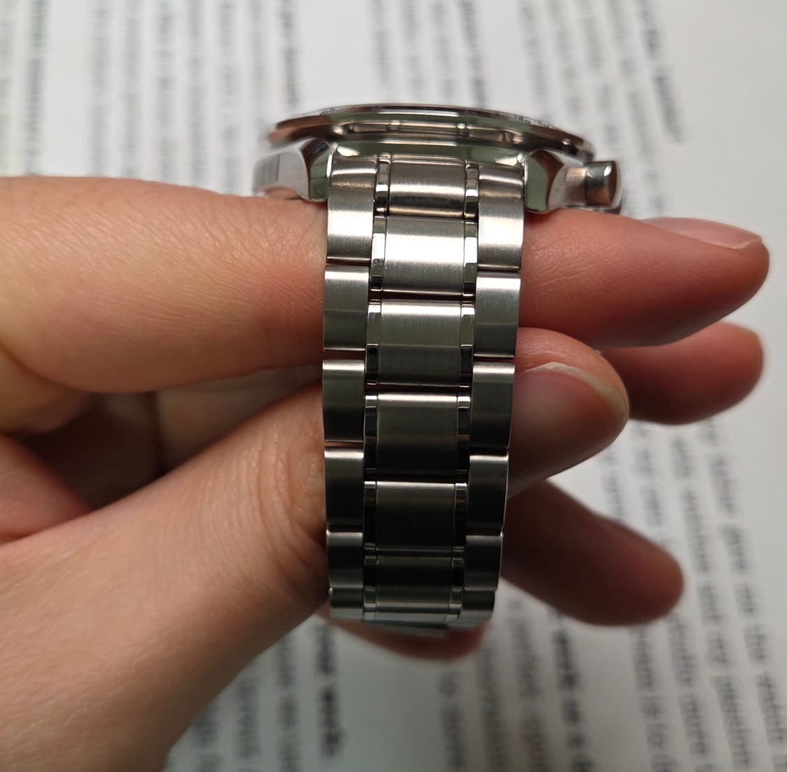 빈티지 오메가 스피드마스터 크로노 실버다이얼 오토매틱 브레이슬릿 ver. 상품이미지6