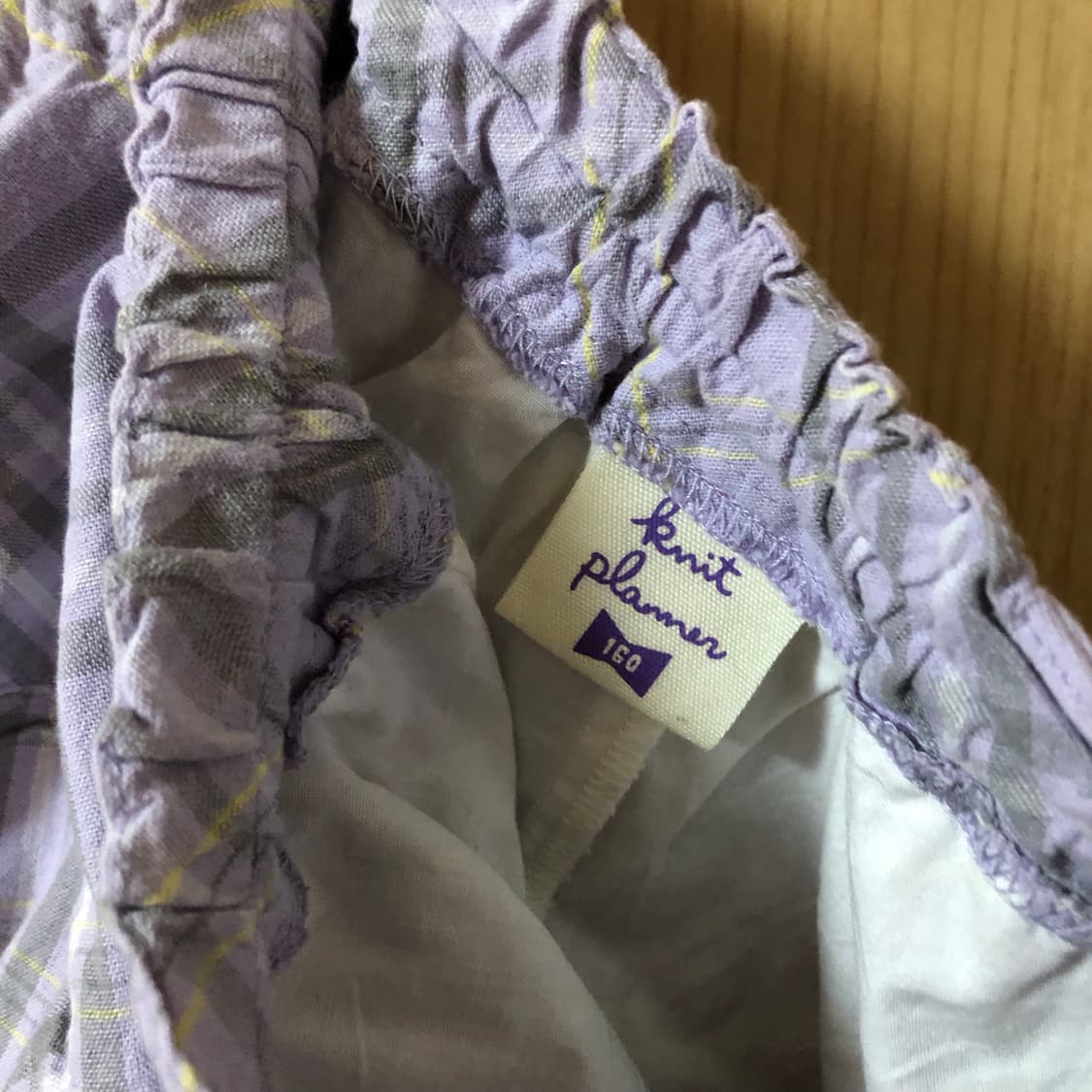 연보라 체크 미니 스커트 🏰 상품이미지10