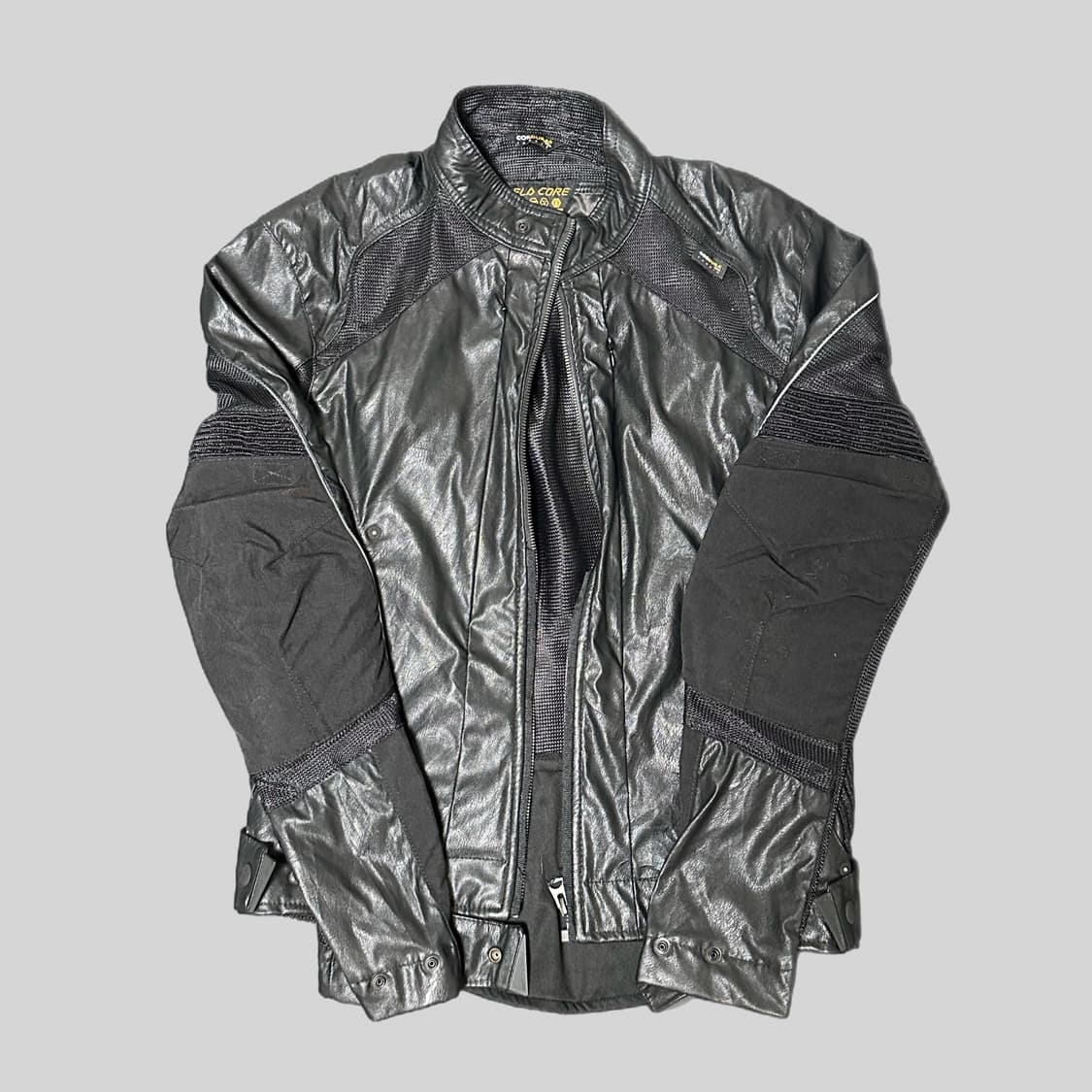 락시크 펑크 페이크 레더 자켓 상품이미지2