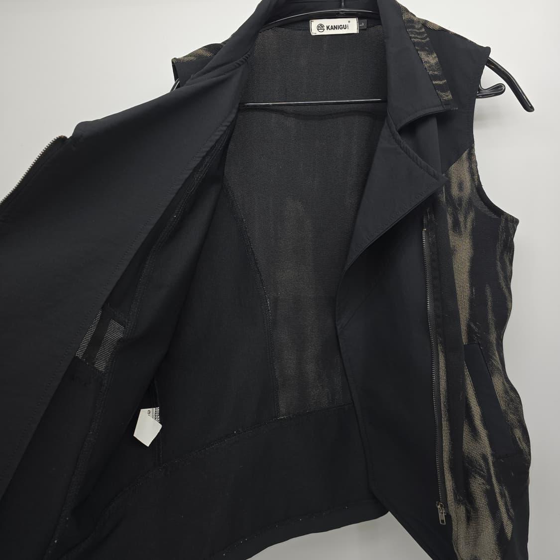 블랙 언발란스 조끼 베스트 상품이미지6