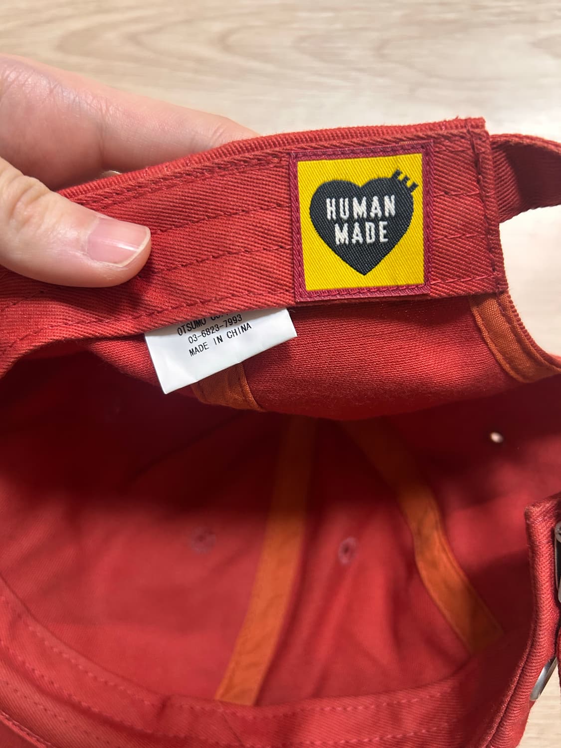 Human Made 휴먼메이드 볼캡 5 패널 캡 #2 레드 상품이미지5