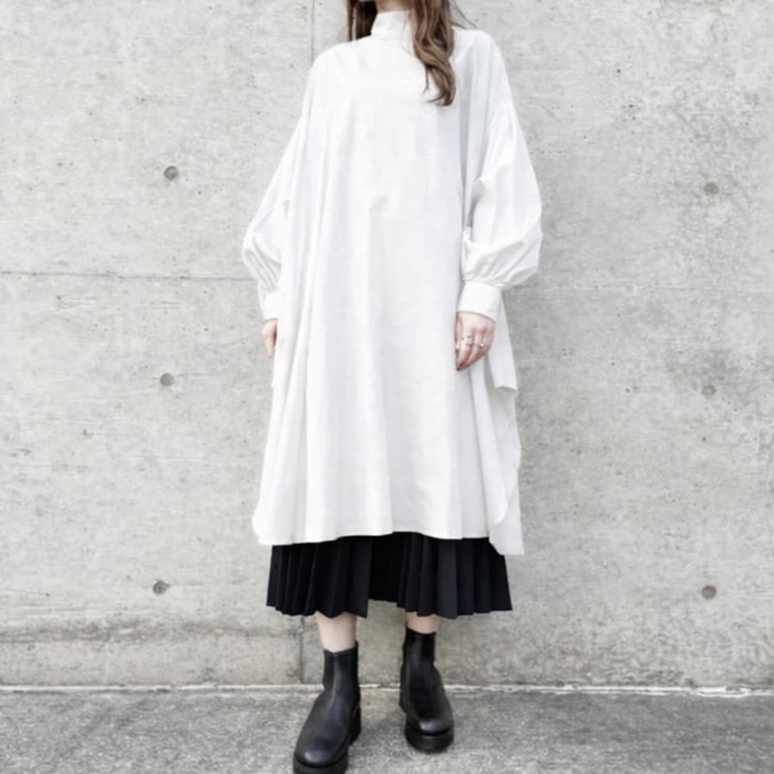 22aw 느와케이니노미야 꼼데가르송 롱 셔츠원피스 s 상품이미지1