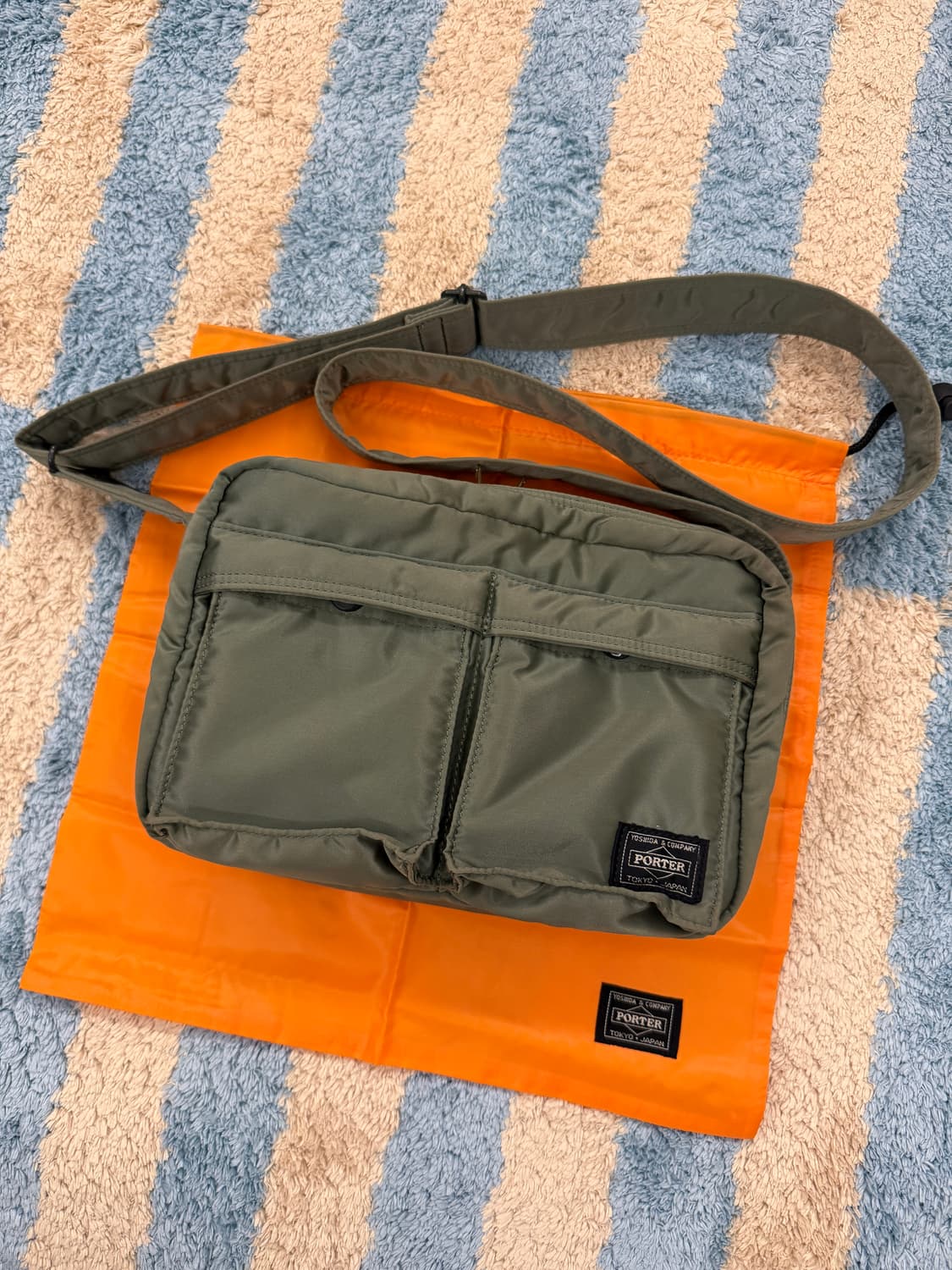 포터 탱커 숄더백 s 세이지그린 상품이미지1