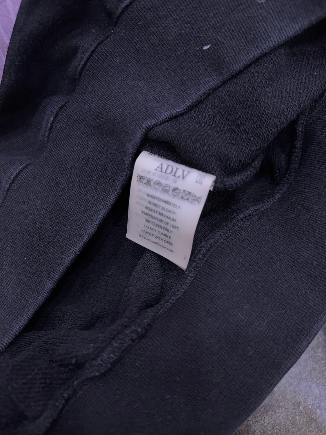 아크메드라비 쉐프 후드티 블랙 1 사이즈 상품이미지4