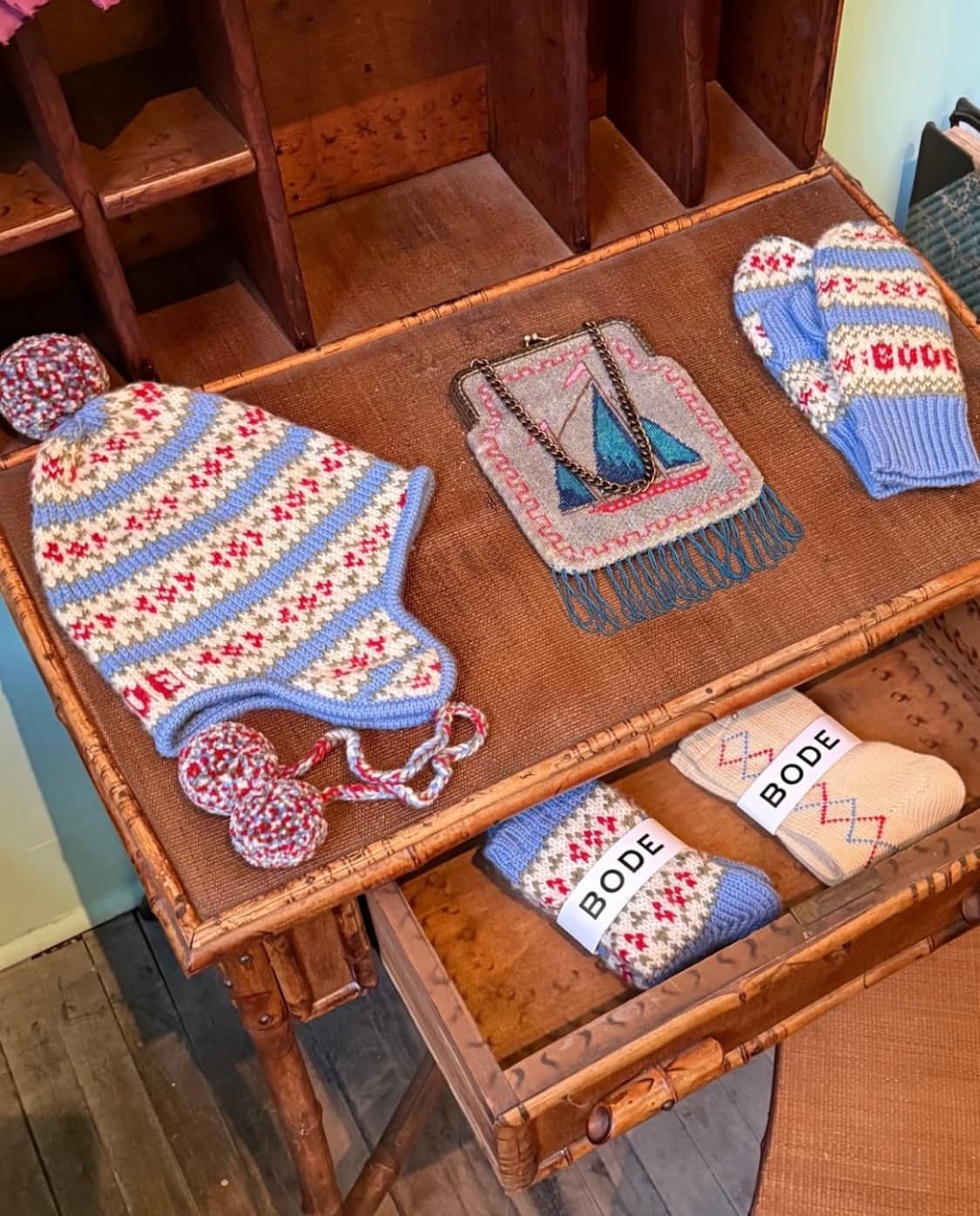 보디 BODE Wedgewood Pom 울 비니 상품이미지6