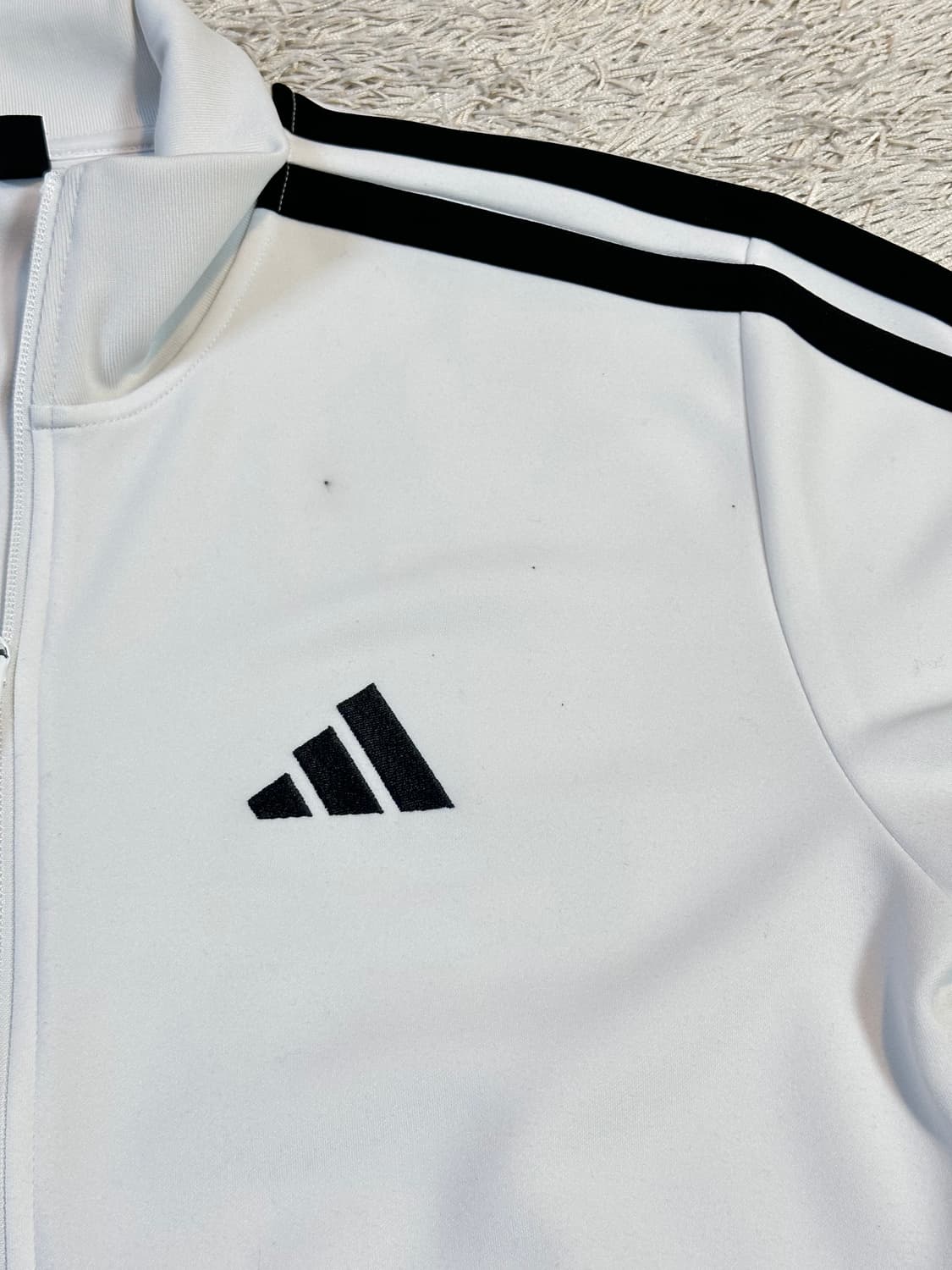 아디다스 ADIDAS 삼각로고 트랙탑 져지 화이트 상품이미지3