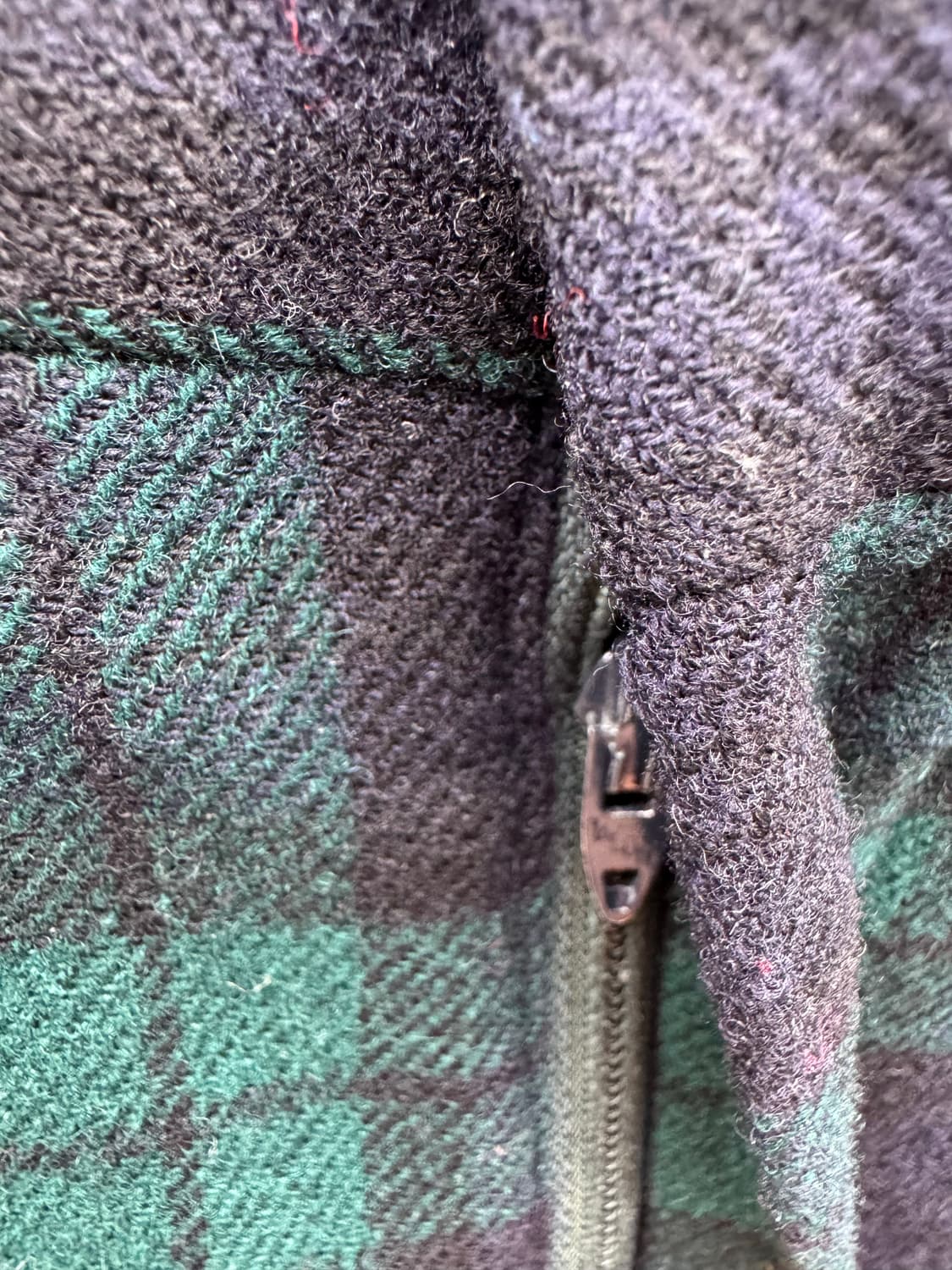 70~80s 펜들턴 빈티지 타탄체크 울 슬랙스 팬츠 32 상품이미지5