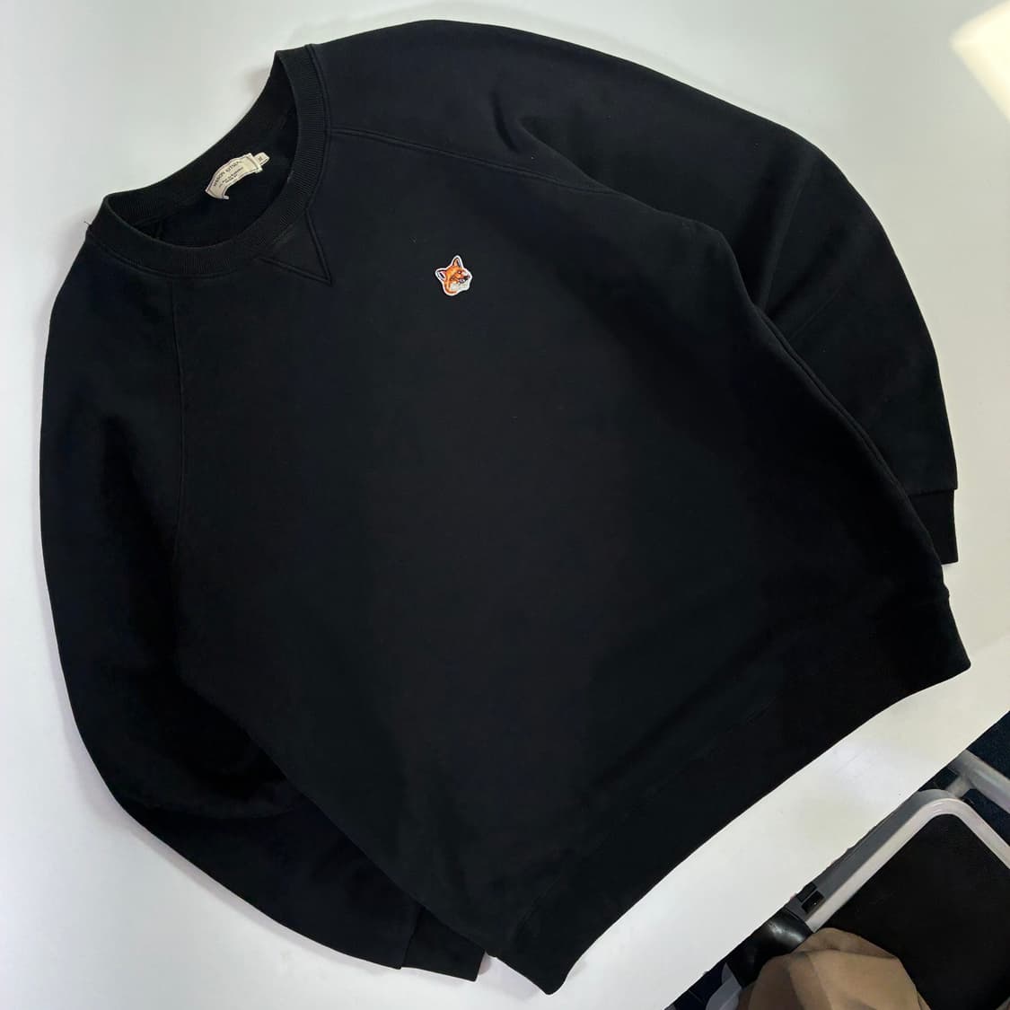 Masion Kitsune 메종키츠네 블랙 폭스헤드 맨투맨 상품이미지2