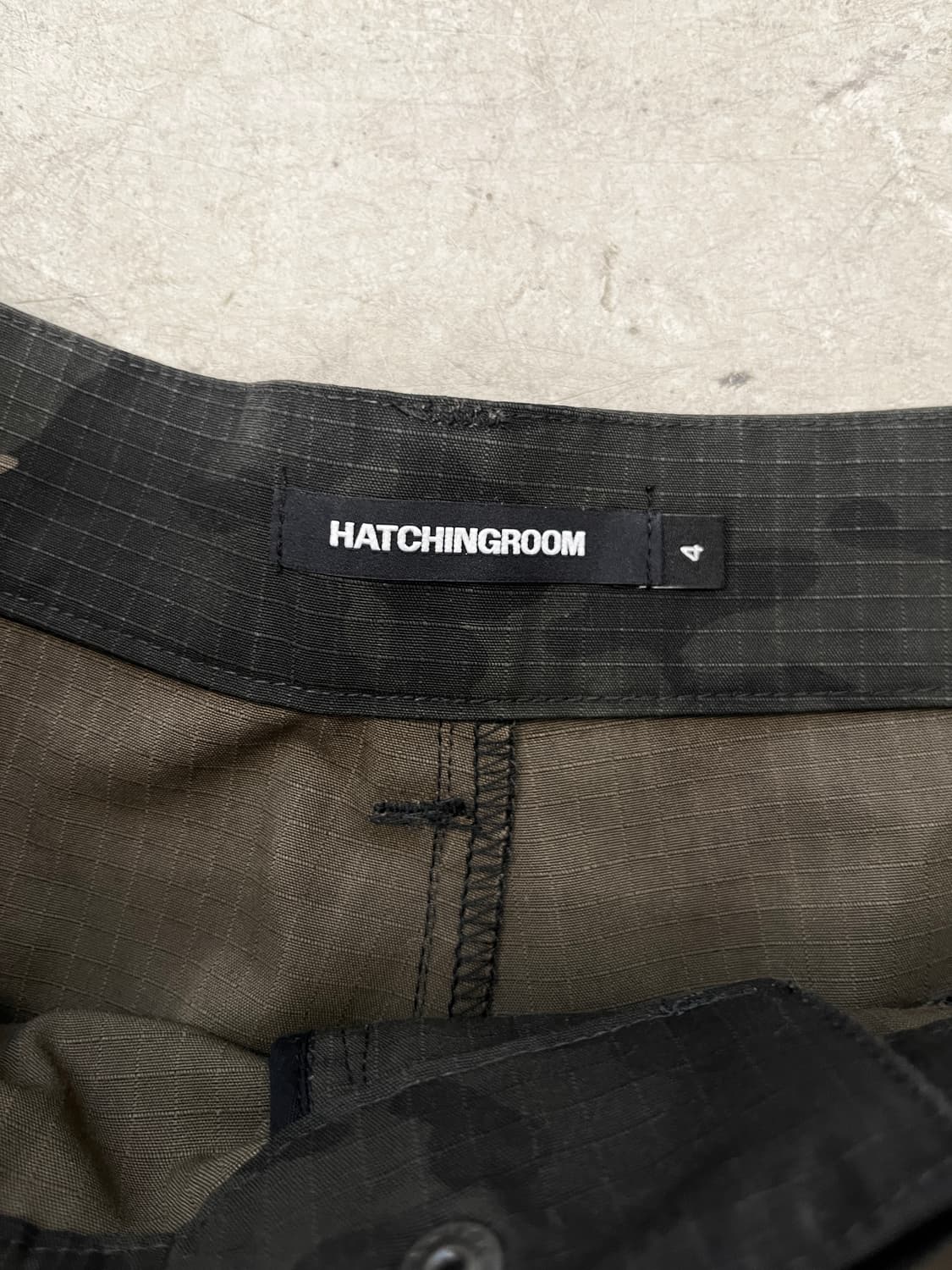 [4] 해칭룸 퍼티그 오버팬츠 립스탑 카모 상품이미지2