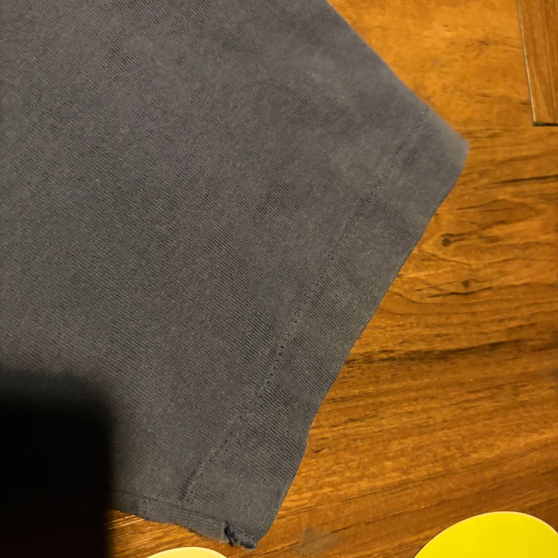 90s fruit of the loom 더스티블루 싱글스티치 티셔츠 상품이미지6