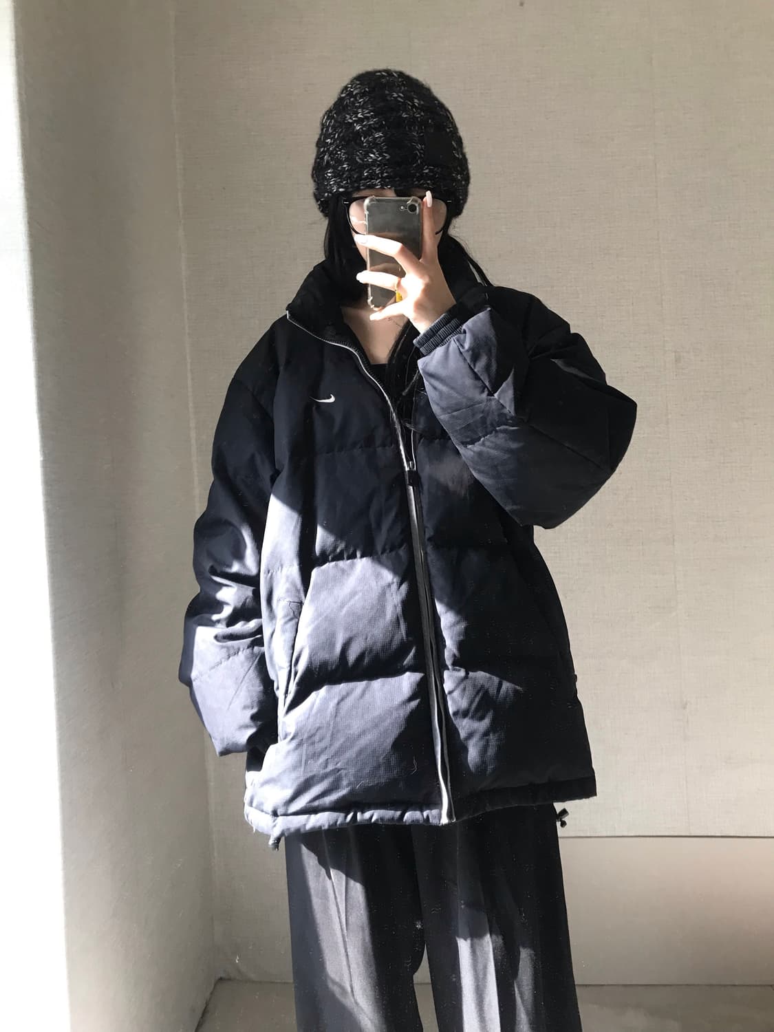 나이키 00s 블랙 패딩 상품이미지4