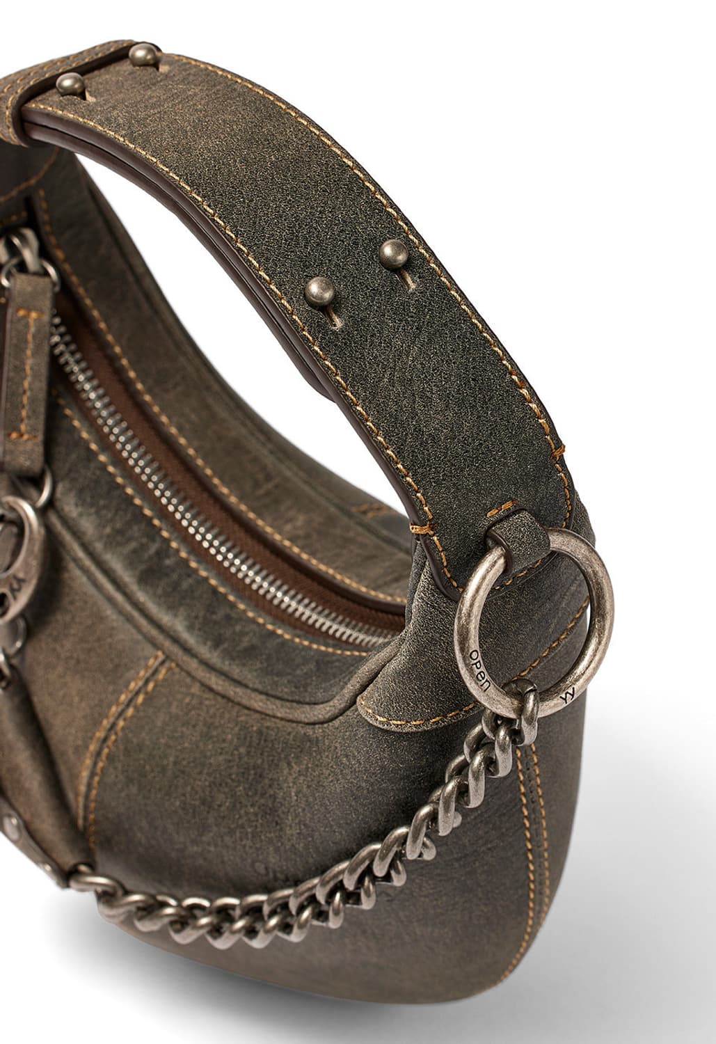 (새상품)openyy LEATHER MOTO HOBO BAG 상품이미지2