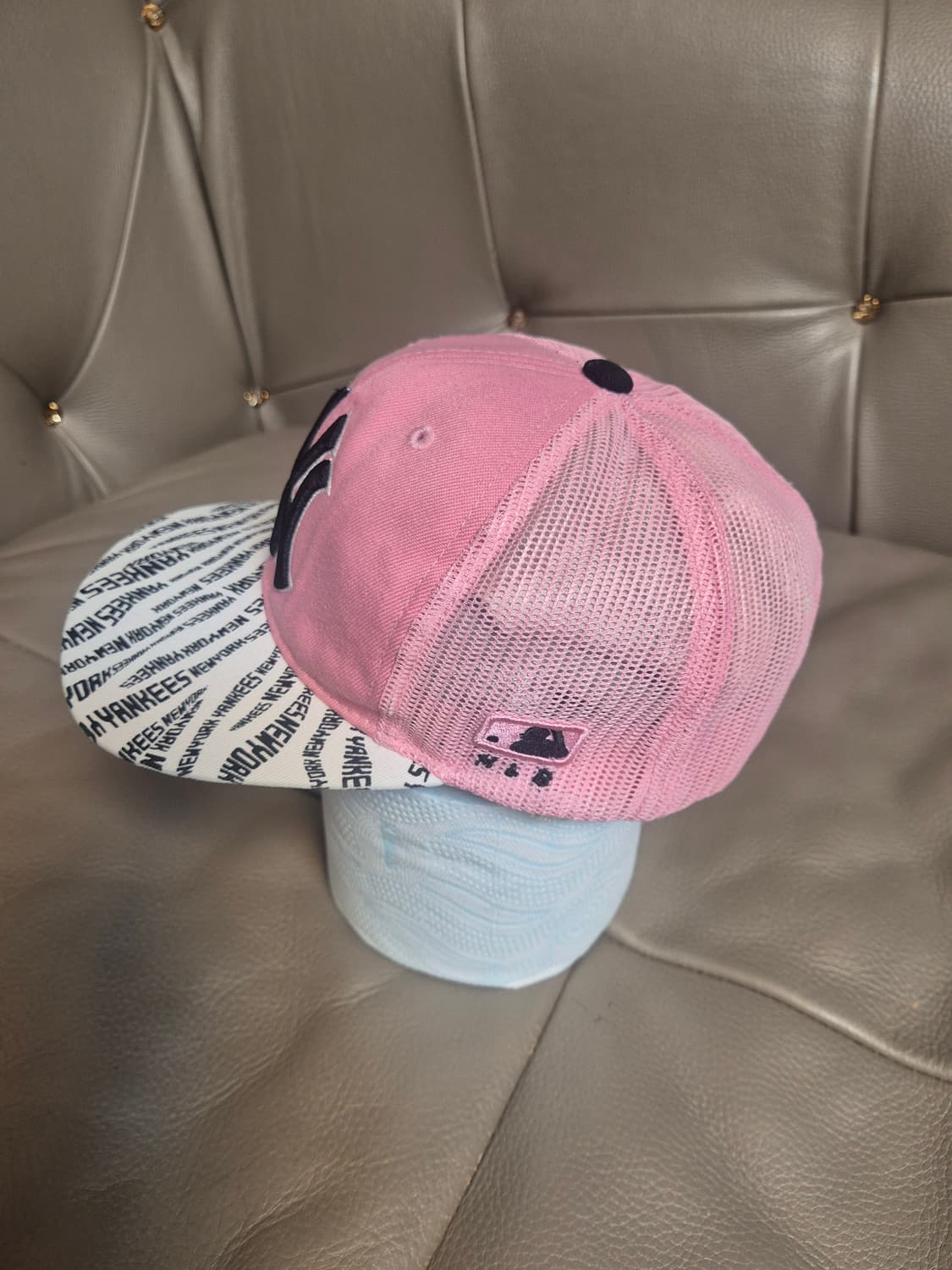  MLB 뉴욕양키스 매쉬 모자 유아동 여자 프리 상품이미지2