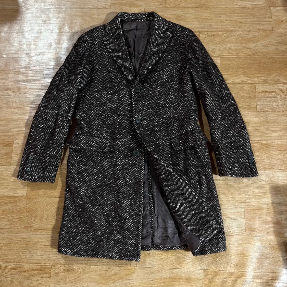 [100] 딸리아또레 헤링본 알파카 코트 상품이미지1