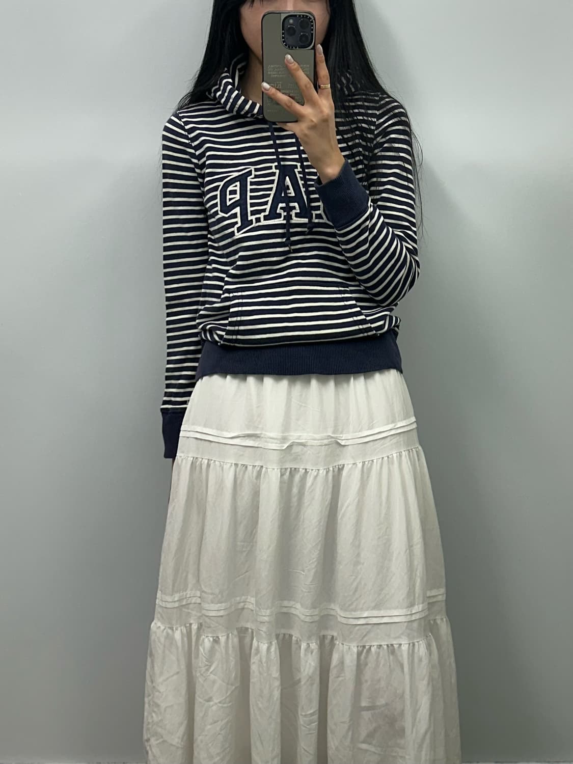 Gap 갭 스트라이프 후드티 상품이미지1