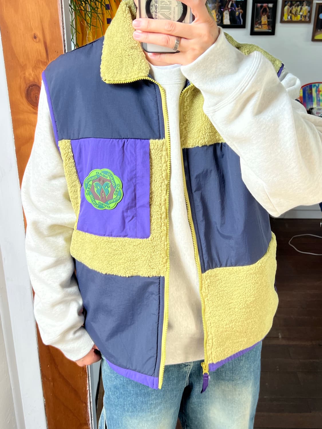 브레인 데드 후리스 베스트 상품이미지5