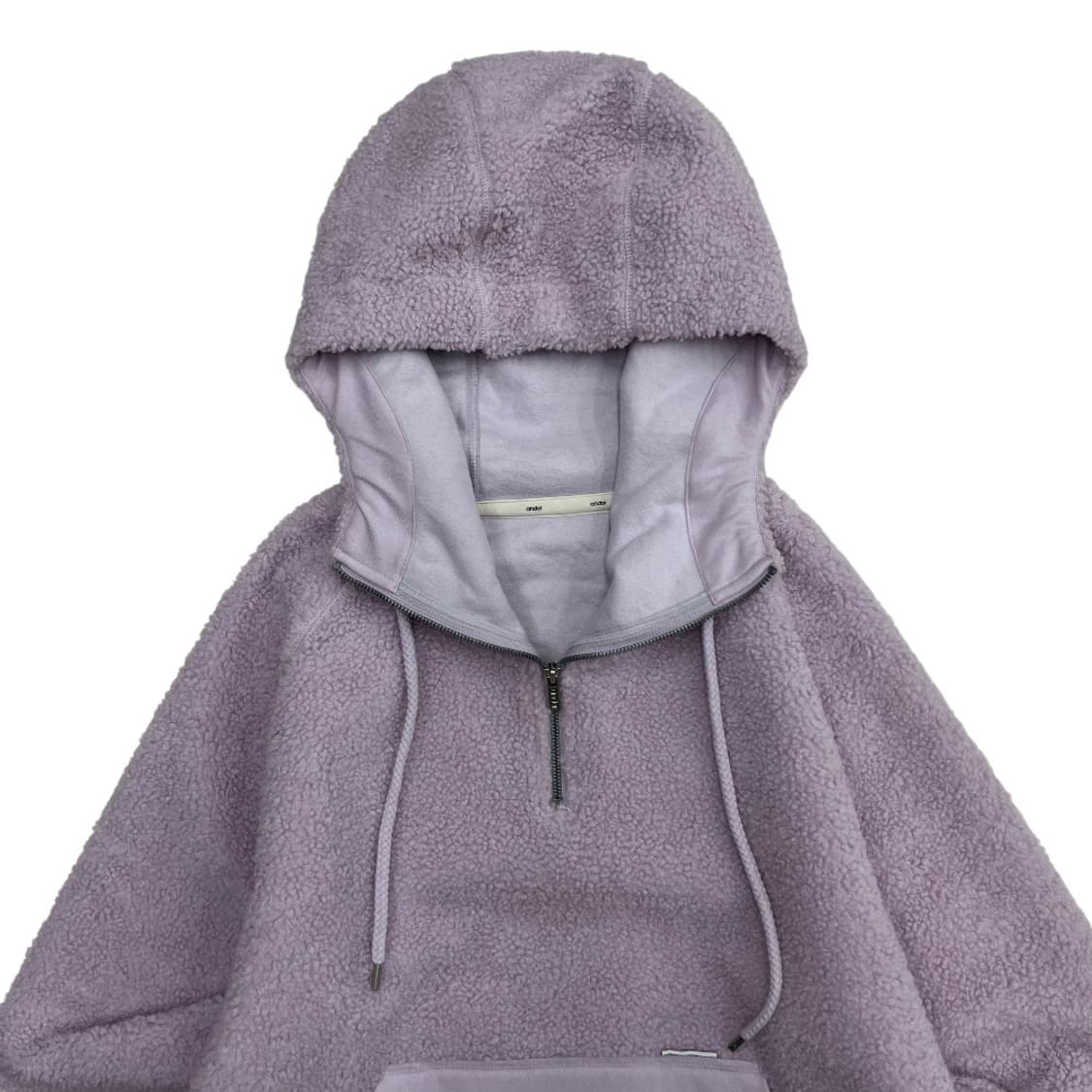 안다르 연보라 플리스 후드 2 상품이미지4