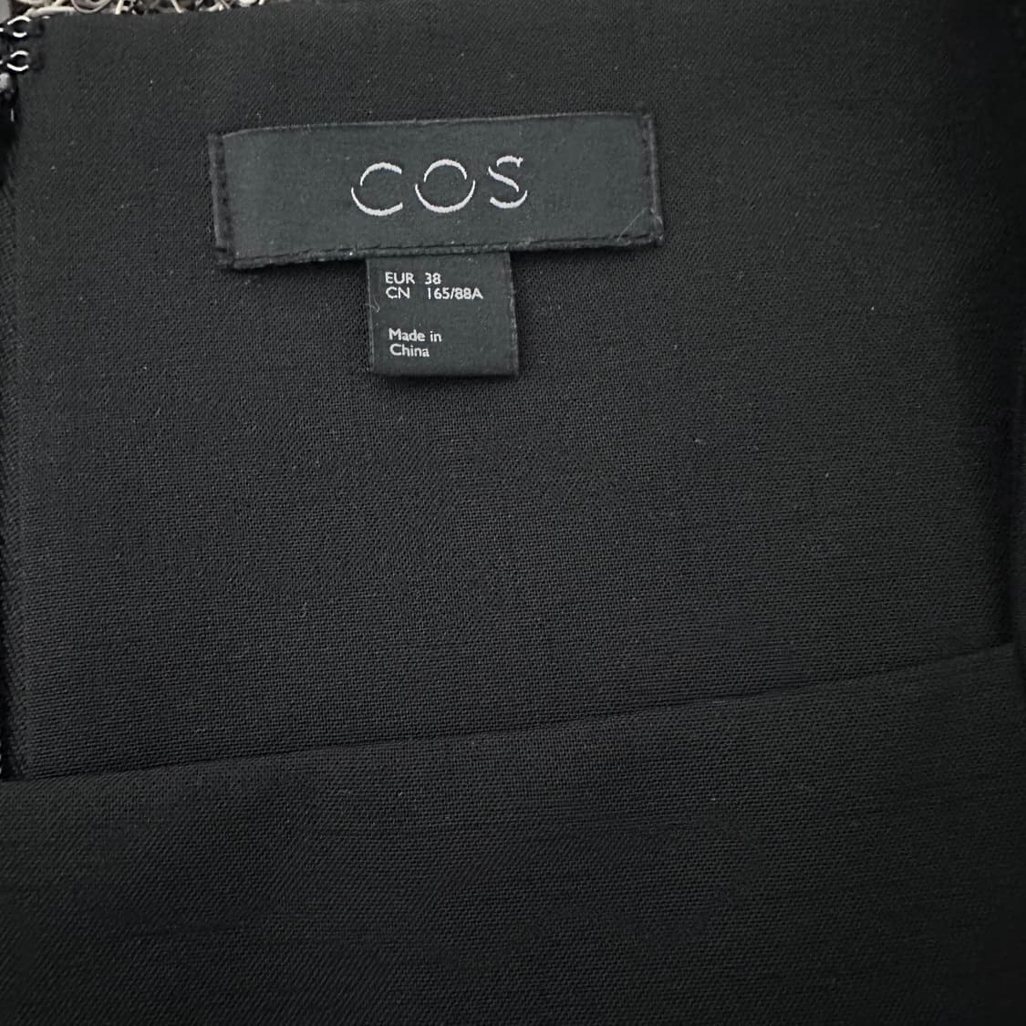 COS 코스 여성 미디 원피스 블랙  상품이미지5
