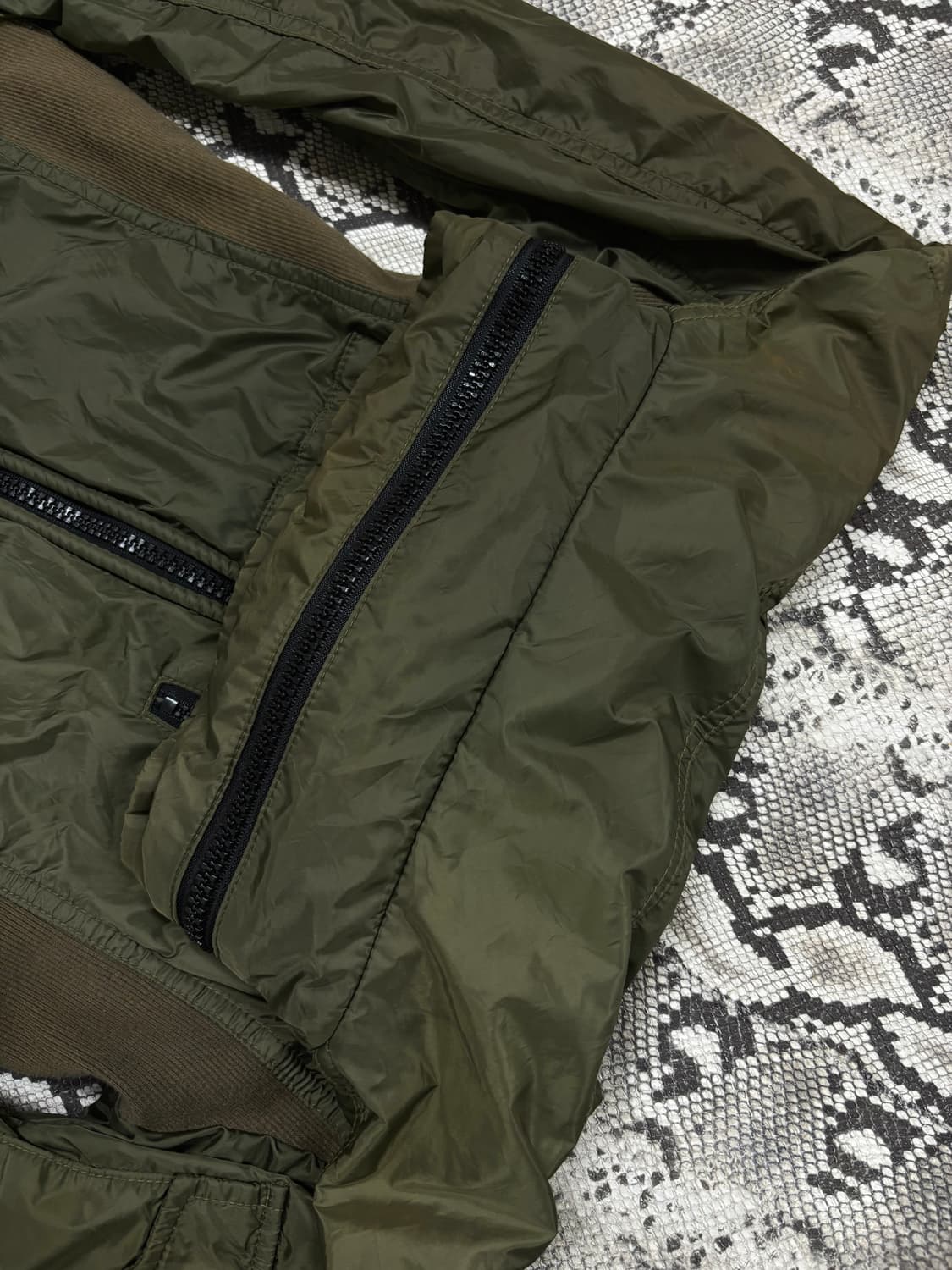 “Vintage” 00’s Design Khaki Bono Hooded  상품이미지6