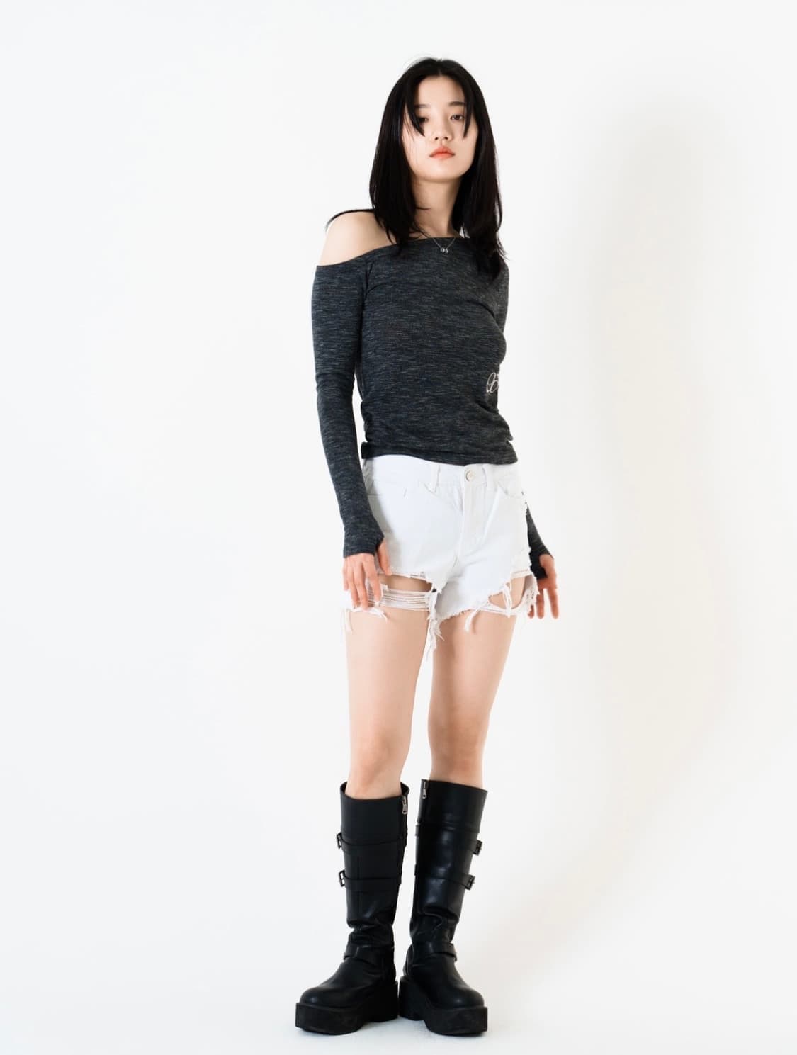 애즈온 ason milky shorts pants 상품이미지2