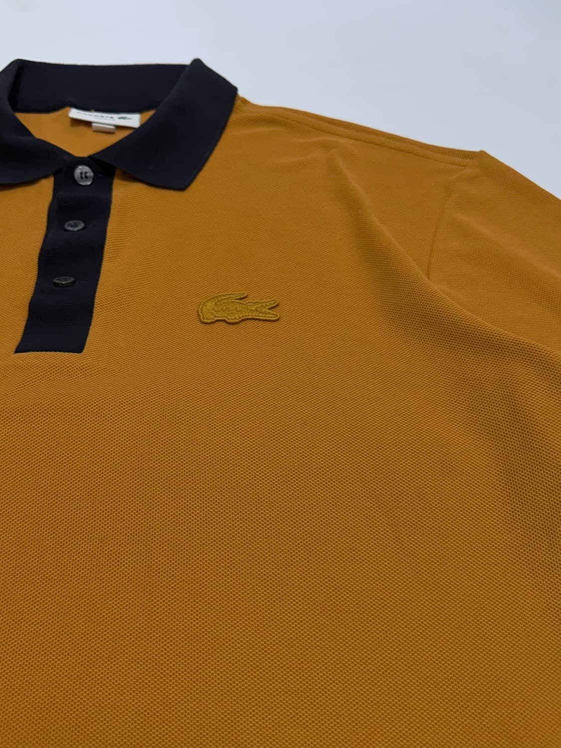 라코스테 루즈핏 배색 반팔 카라티 폴로티셔츠 pk티 상품이미지3