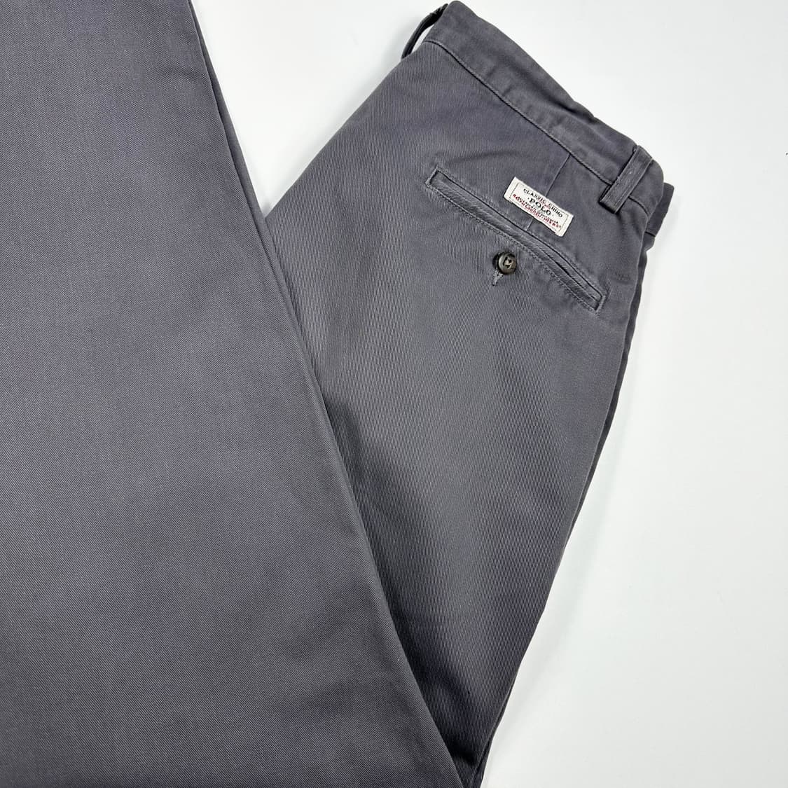 폴로 랄프로렌 포니 차콜 와이드 치노팬츠 (32인치) 상품이미지1