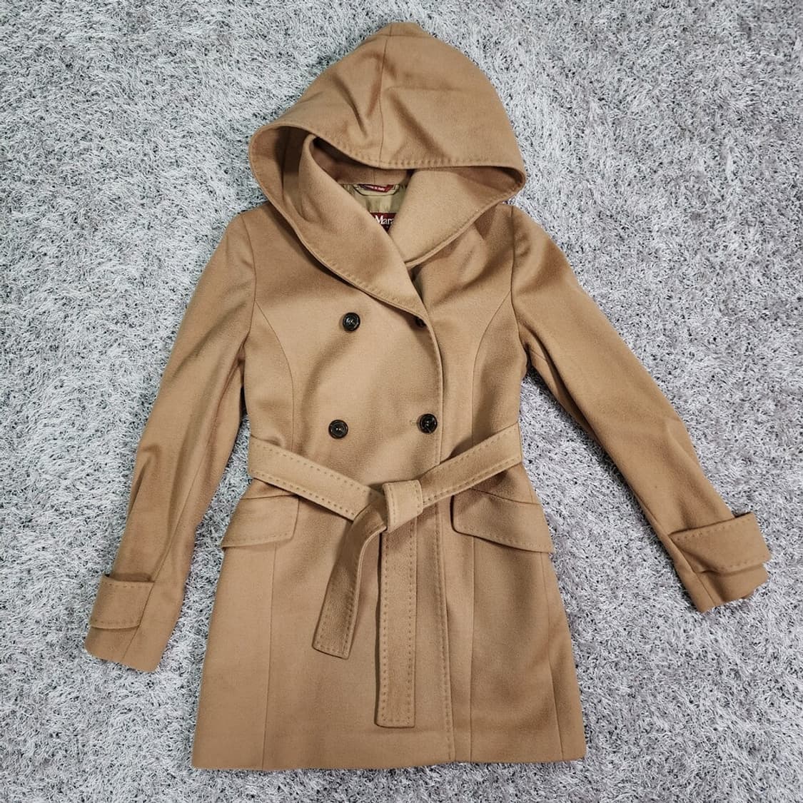 막스마라 울 후드코트 38 상품이미지1