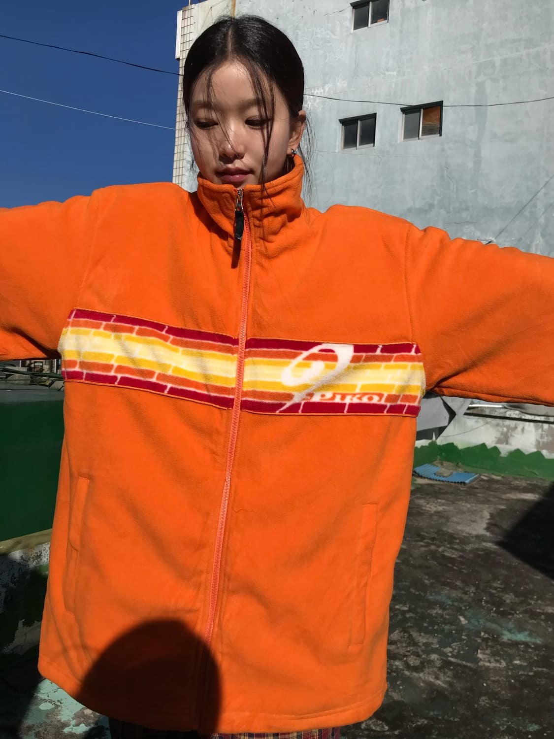 피코 오렌지 오렌지 후리스  상품이미지5