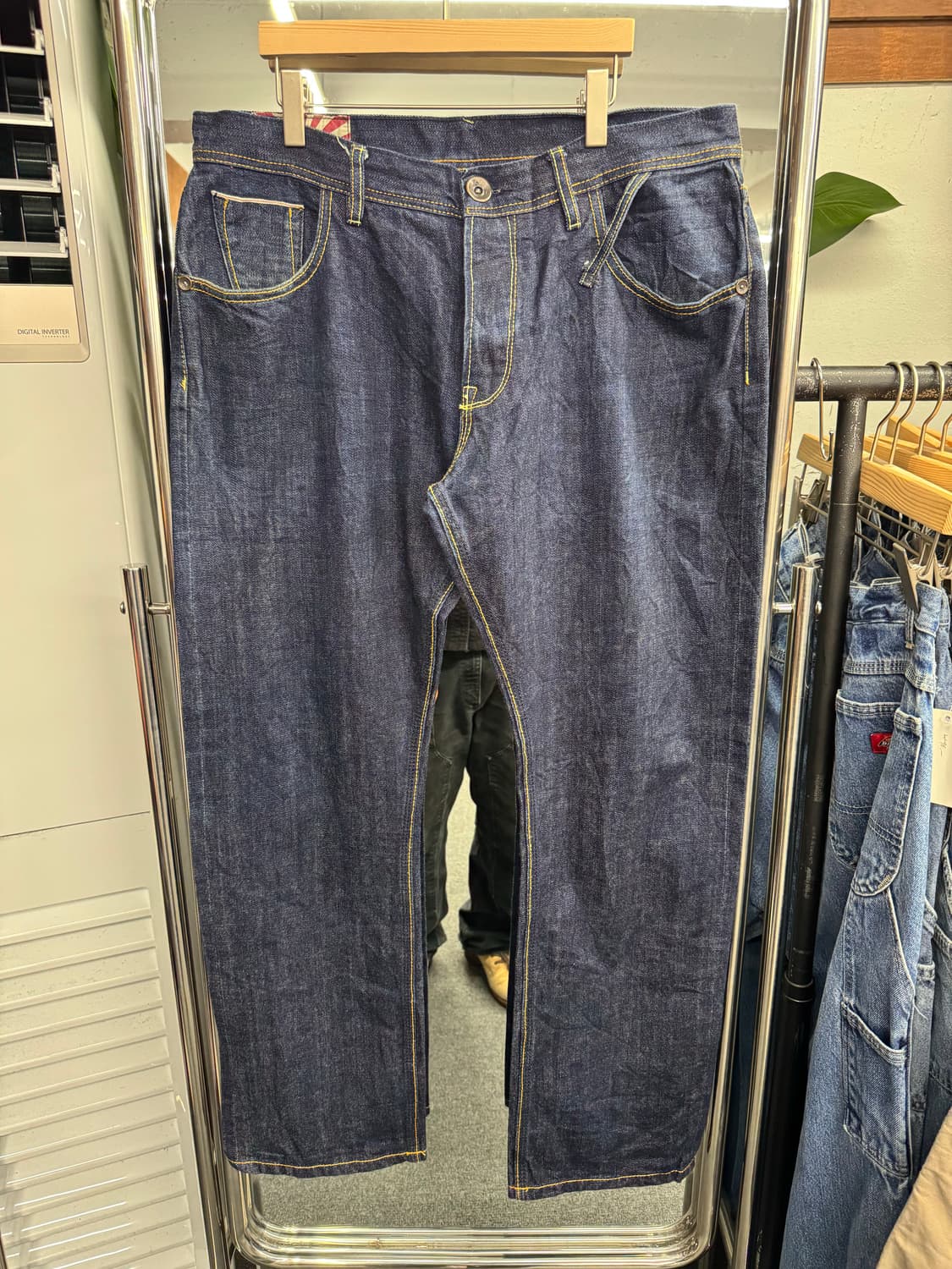 Japanese Vintage 후면자수 데님팬츠 상품이미지1