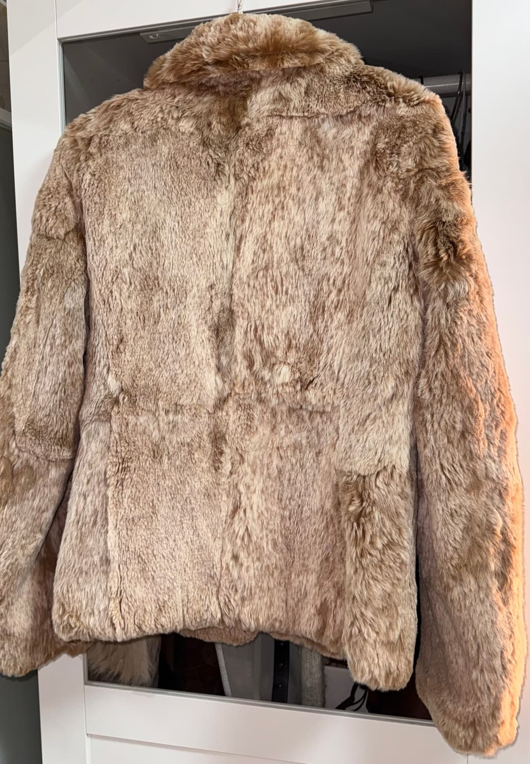 vintage Rabbit Fur Jacket -Beige  상품이미지2