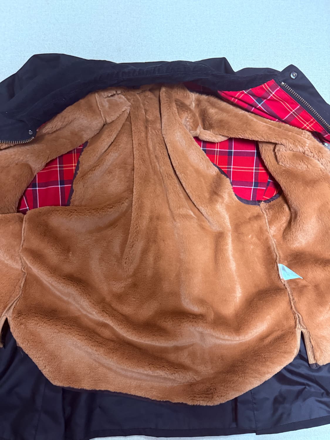 바버 왁스자켓 애쉬비 XL 블랙 상품이미지3