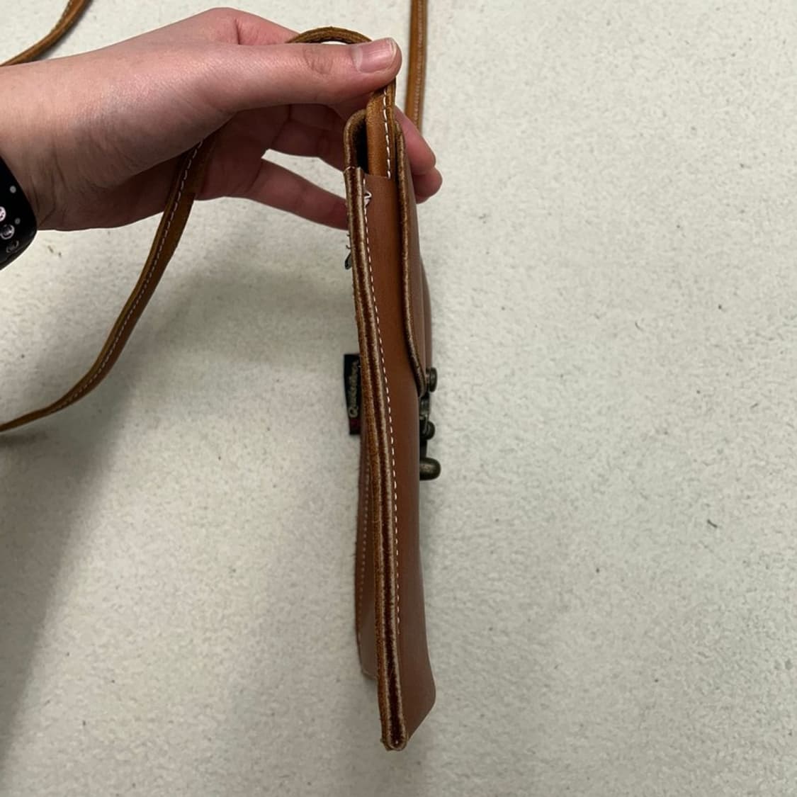 퀵실버 레더 미니 크로스백 상품이미지4