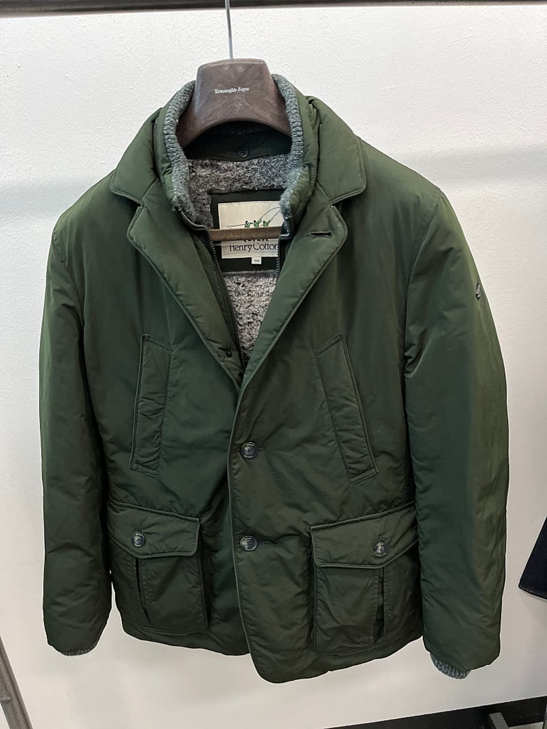 100) 헨리코튼 구스 패딩자켓  상품이미지3