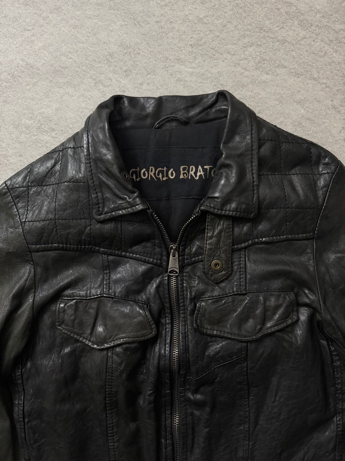 조르지오브라토 라이더 램스킨 자켓 상품이미지3