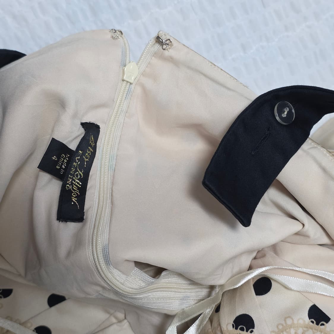 뱃시존슨)빈티지 도트 로리타 오네갸루 로맨틱 캉캉 원피스 상품이미지5