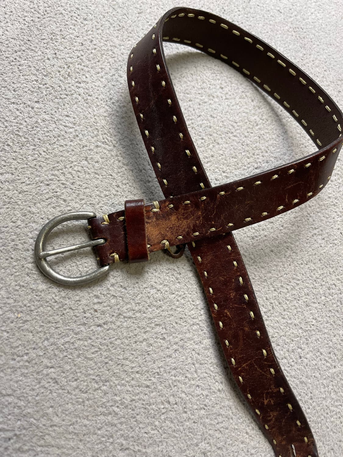 빈티지 소가죽벨트- 빈티지벨트 상품이미지1