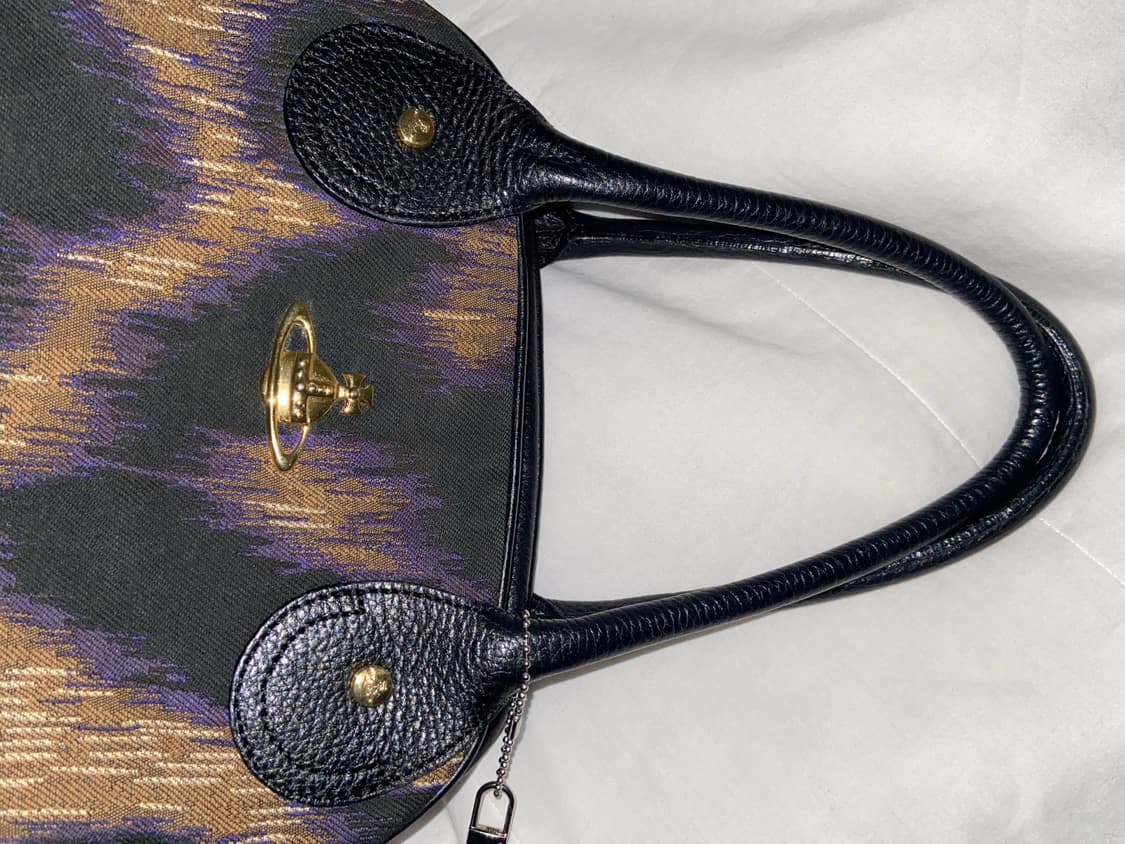 비비안웨스트우드 레오파드 빅 토트 숄더백 상품이미지6