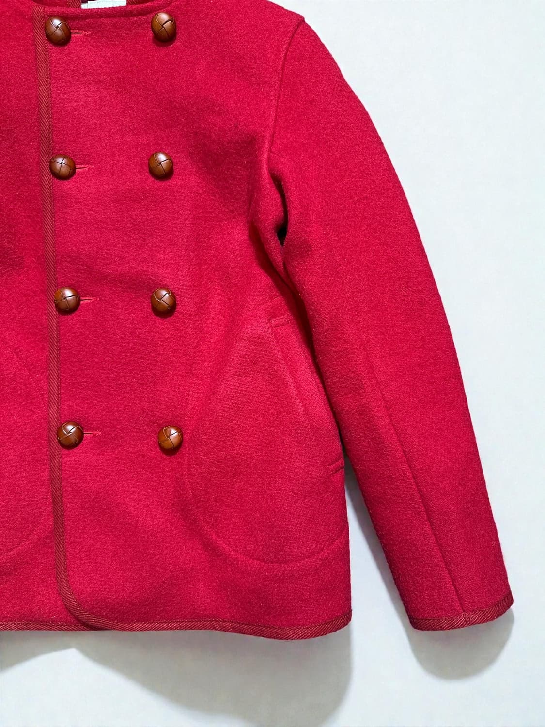 DANTON Hooded Double-Breasted Wool Coat 상품이미지5