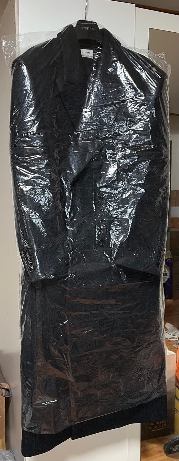 SYSTEM HOMME 파리컬렉션 더블 코트 차콜 105 상품이미지3