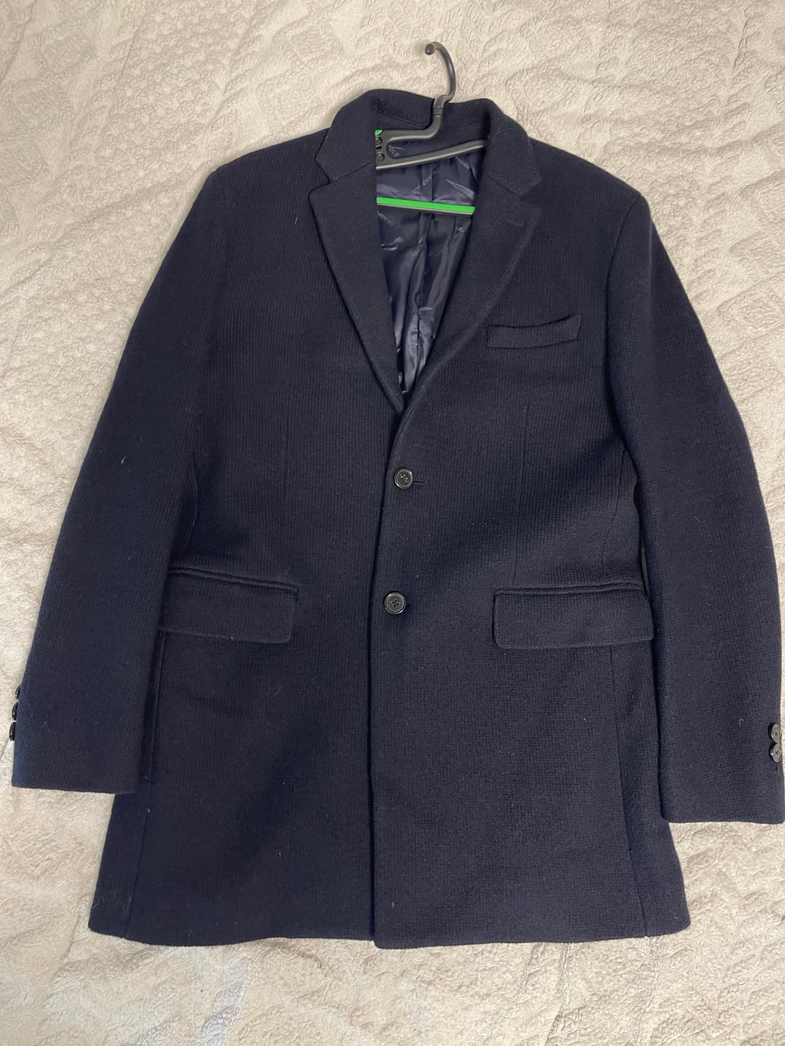 빈폴 울저지 재킷형 코트 BC6930A03R 네이비 105 상품이미지6