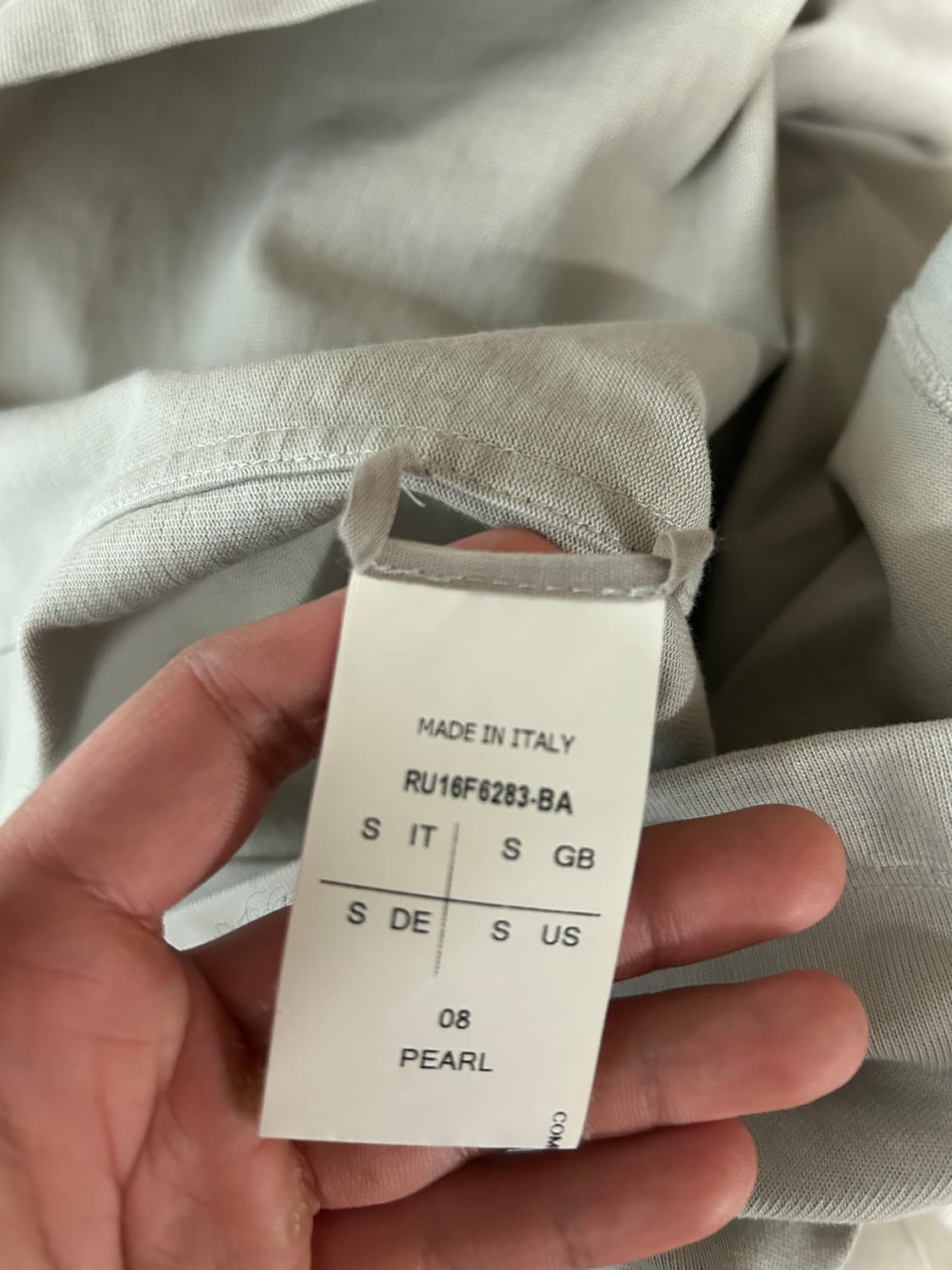 릭오웬스 16fw 롱슬리브 상품이미지3