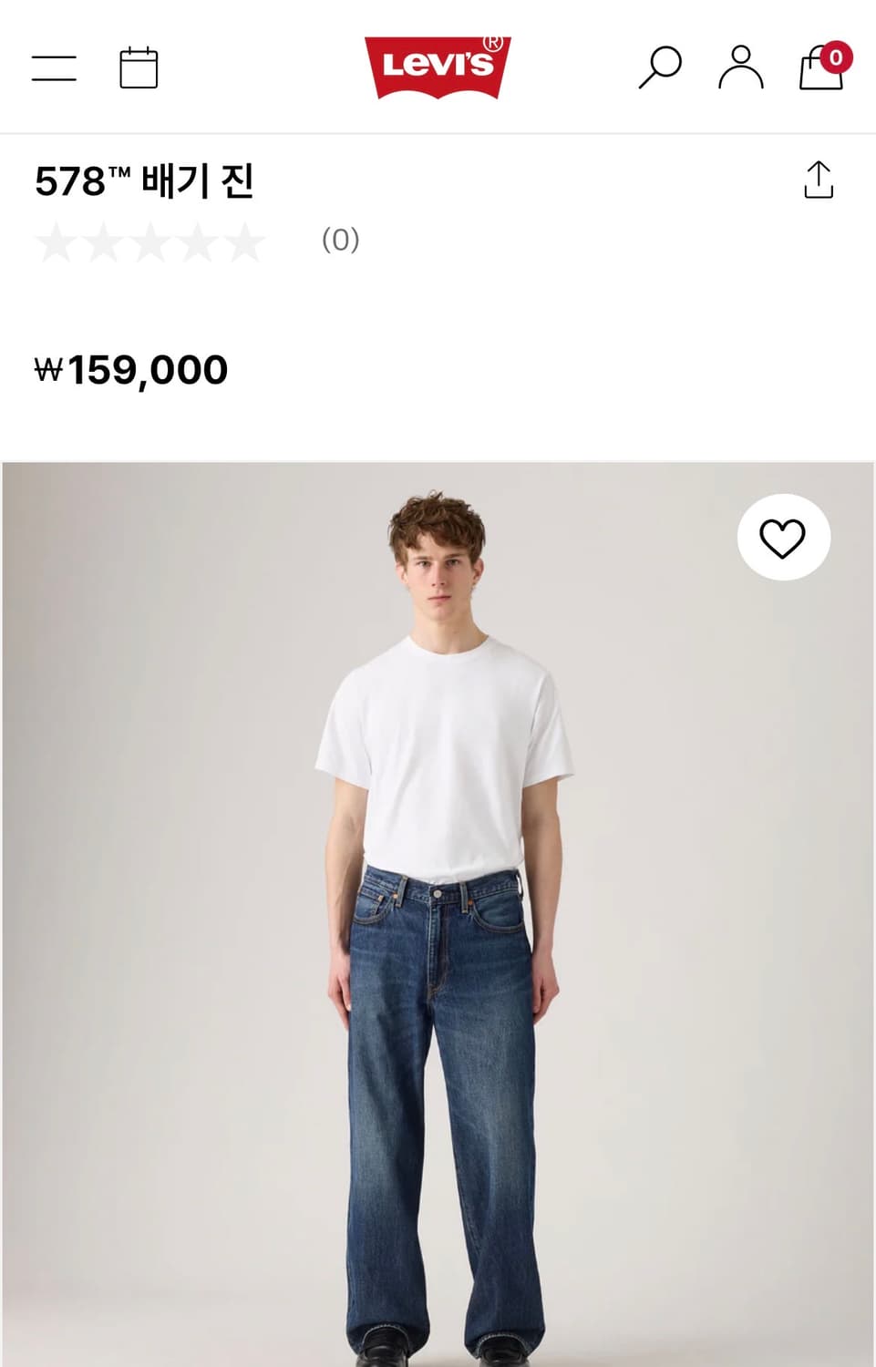 리바이스 프리미엄 578 다크 인디고 32 상품이미지5