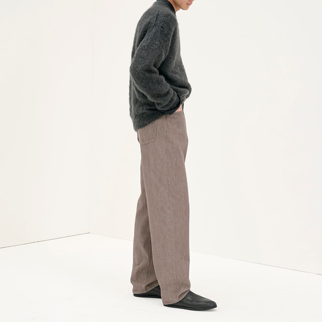 오라리 모카 브라운 데님 30 (와이드) 상품이미지7