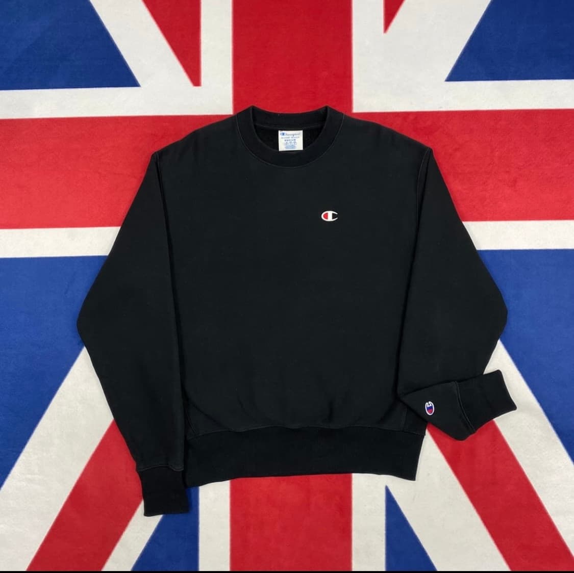 챔피온 리버스위브 맨투맨 black 상품이미지1