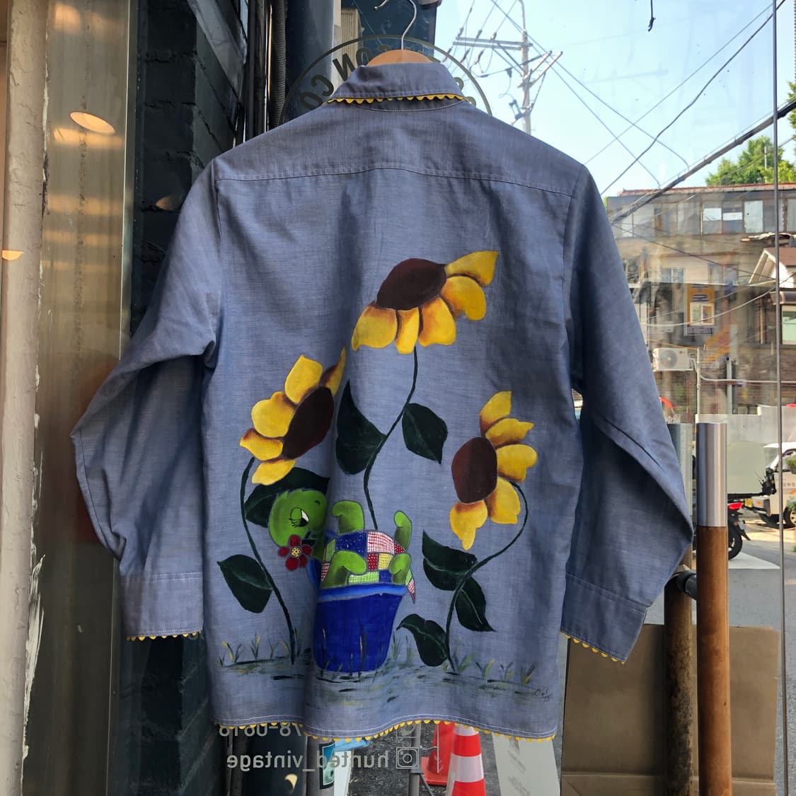 70s Bigmac chambray shirt-S 상품이미지6